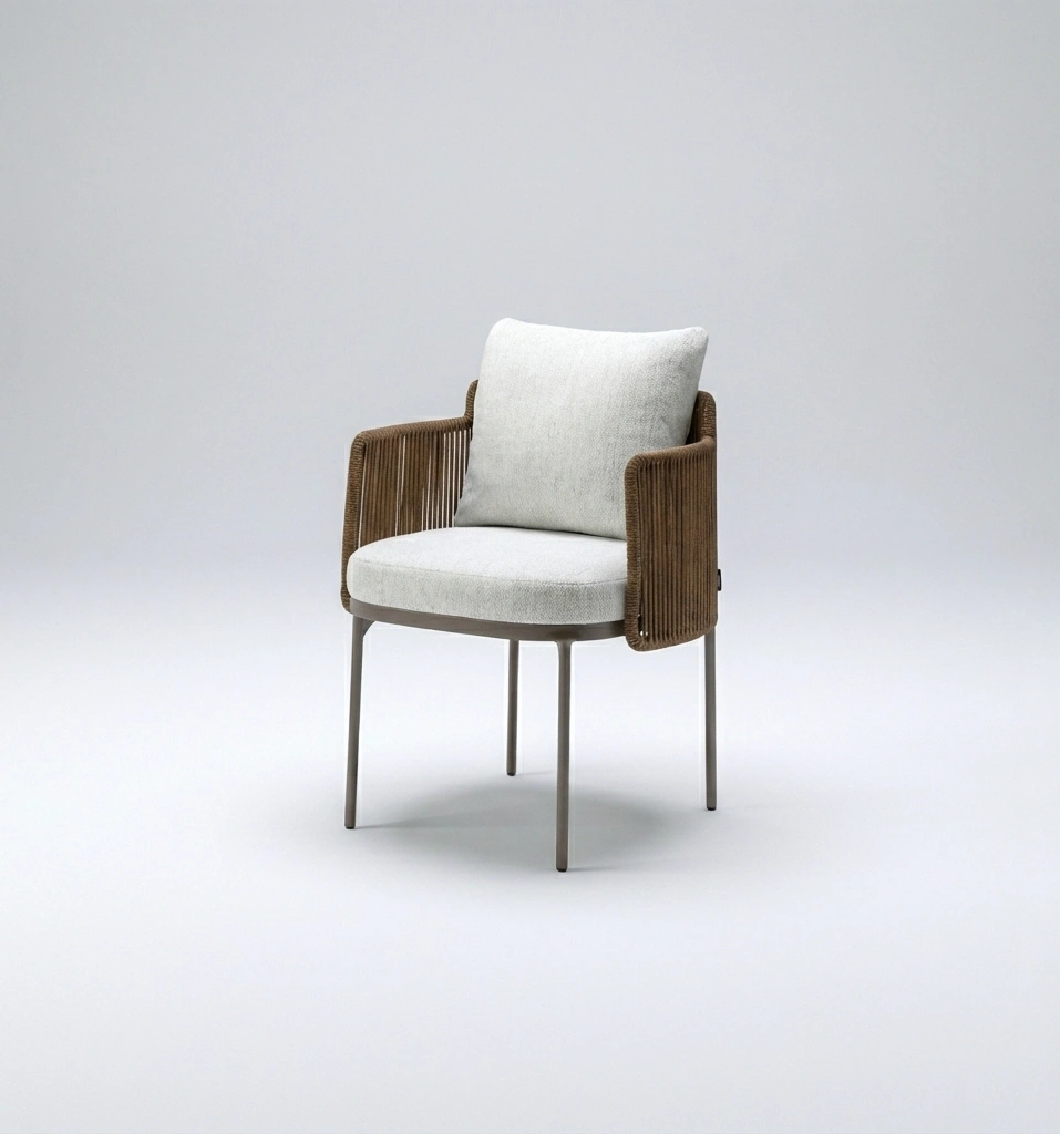premium outdoor dining chair, all-weather wicker outdoor chair