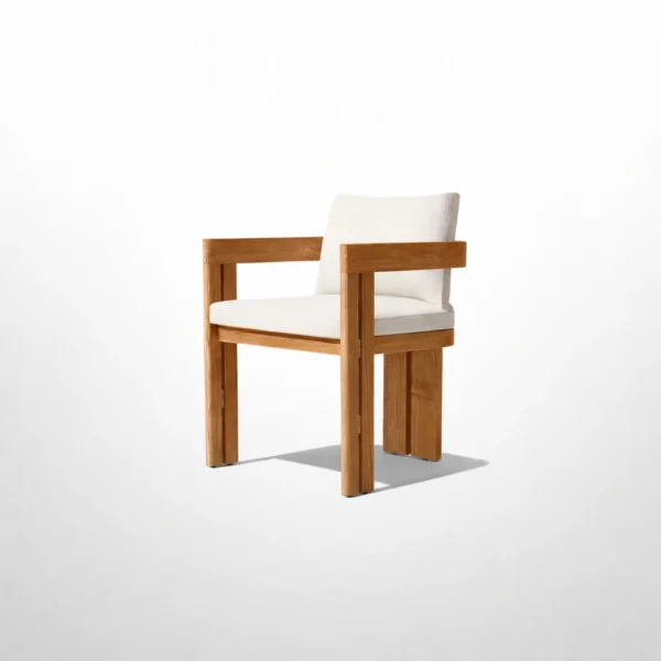 Teak Outdoor Dining Chair, designer outdoor chair