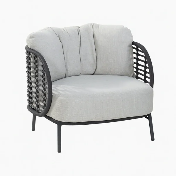Outdoor single seater lounge chair, Elegant Lounge Chair,