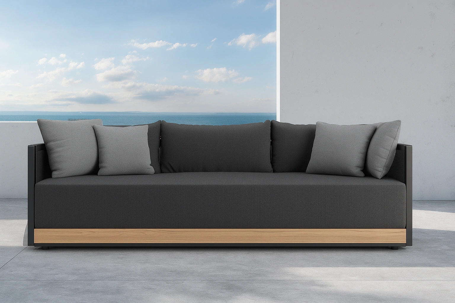 3 seater outdoor sofa