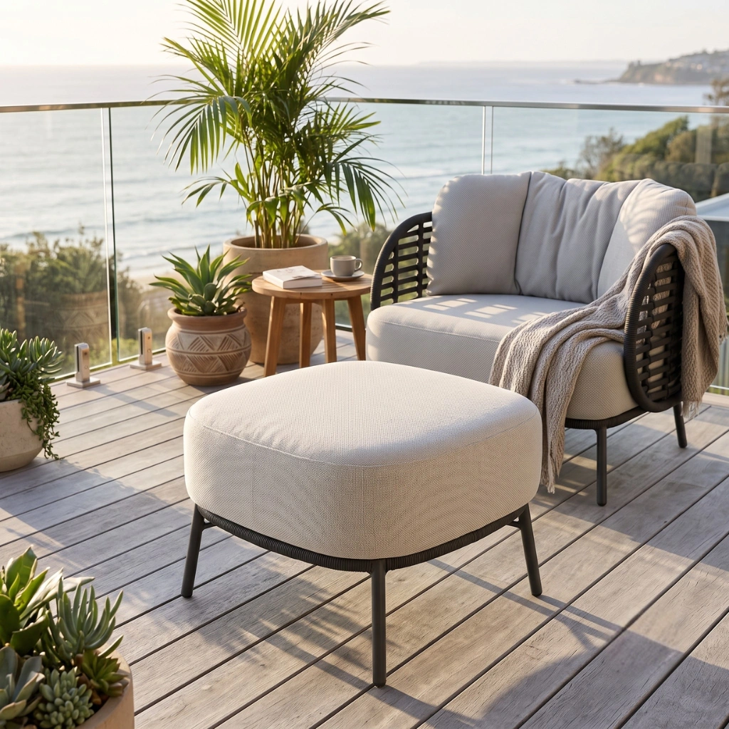 Solaro Weave Ottoman - Image 3