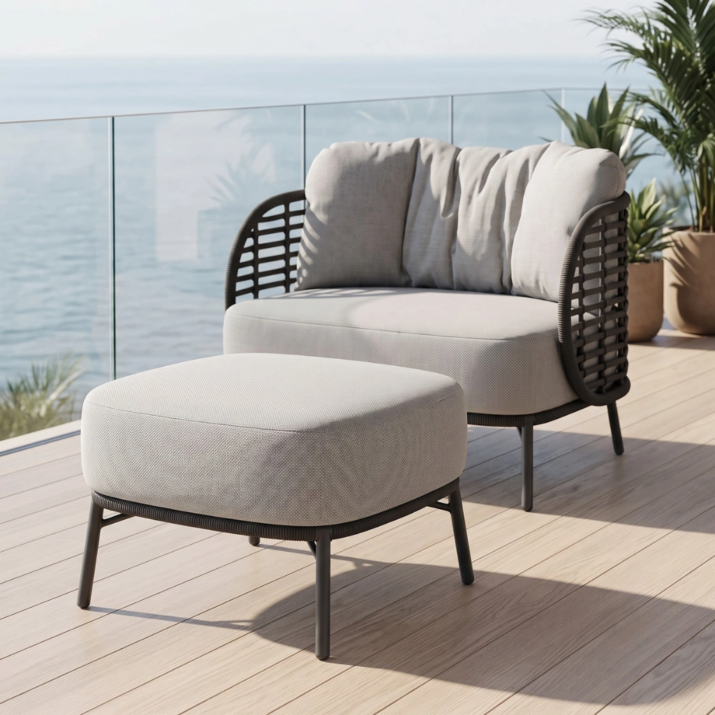 Solaro Weave Ottoman - Image 5