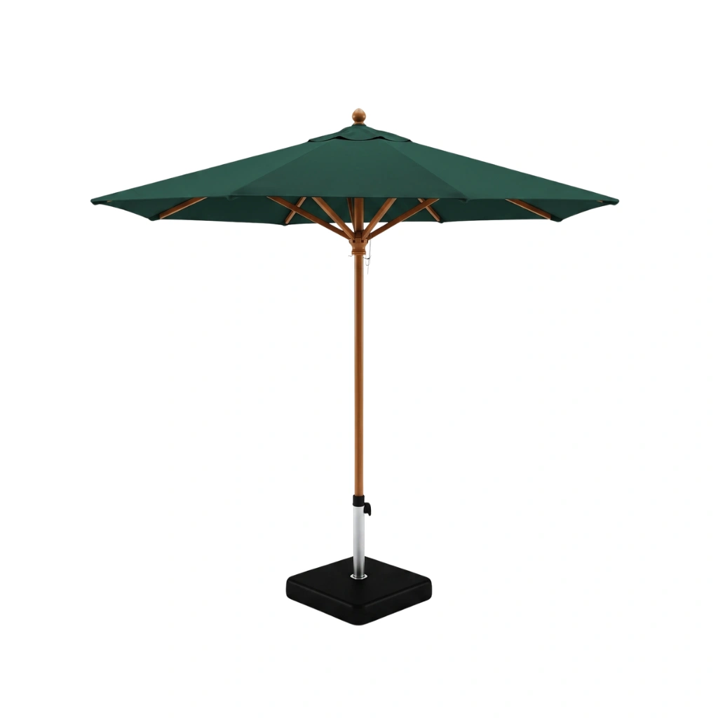 TEAK WOOD OCTAGONAL PARASOL