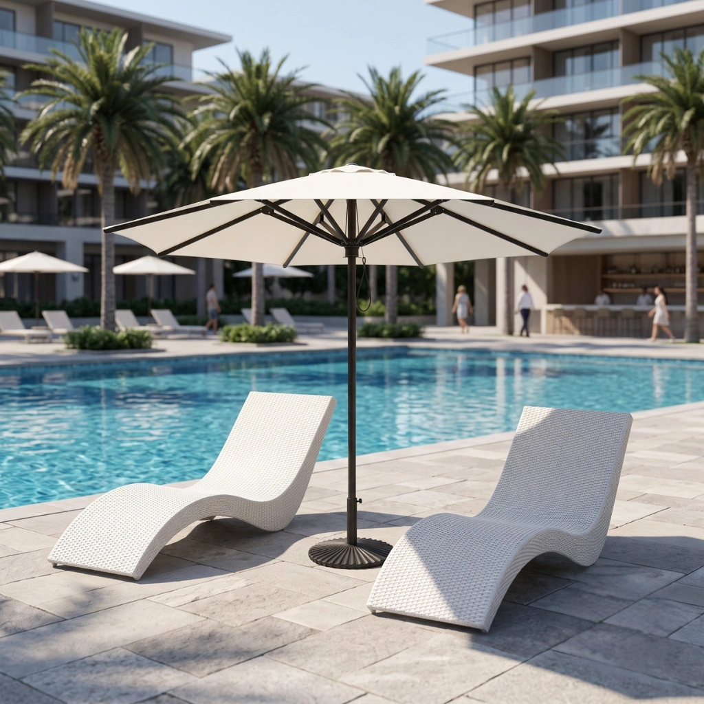 TRESSA HEAVY DUTY OCTAGONAL PARASOL - Image 3