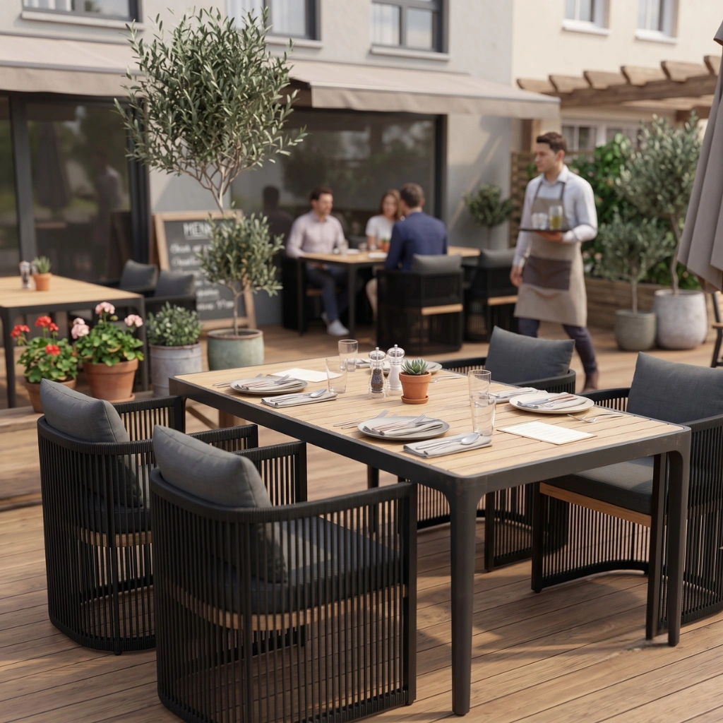 Verdura Outdoor Dining Table - Image 2