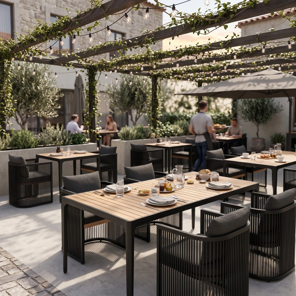 Verdura Outdoor Dining Table - Image 4