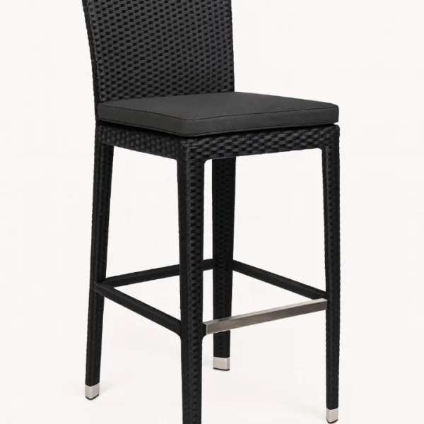 Fibra Outdoor Bar Chair by Urban Maisons front profile view