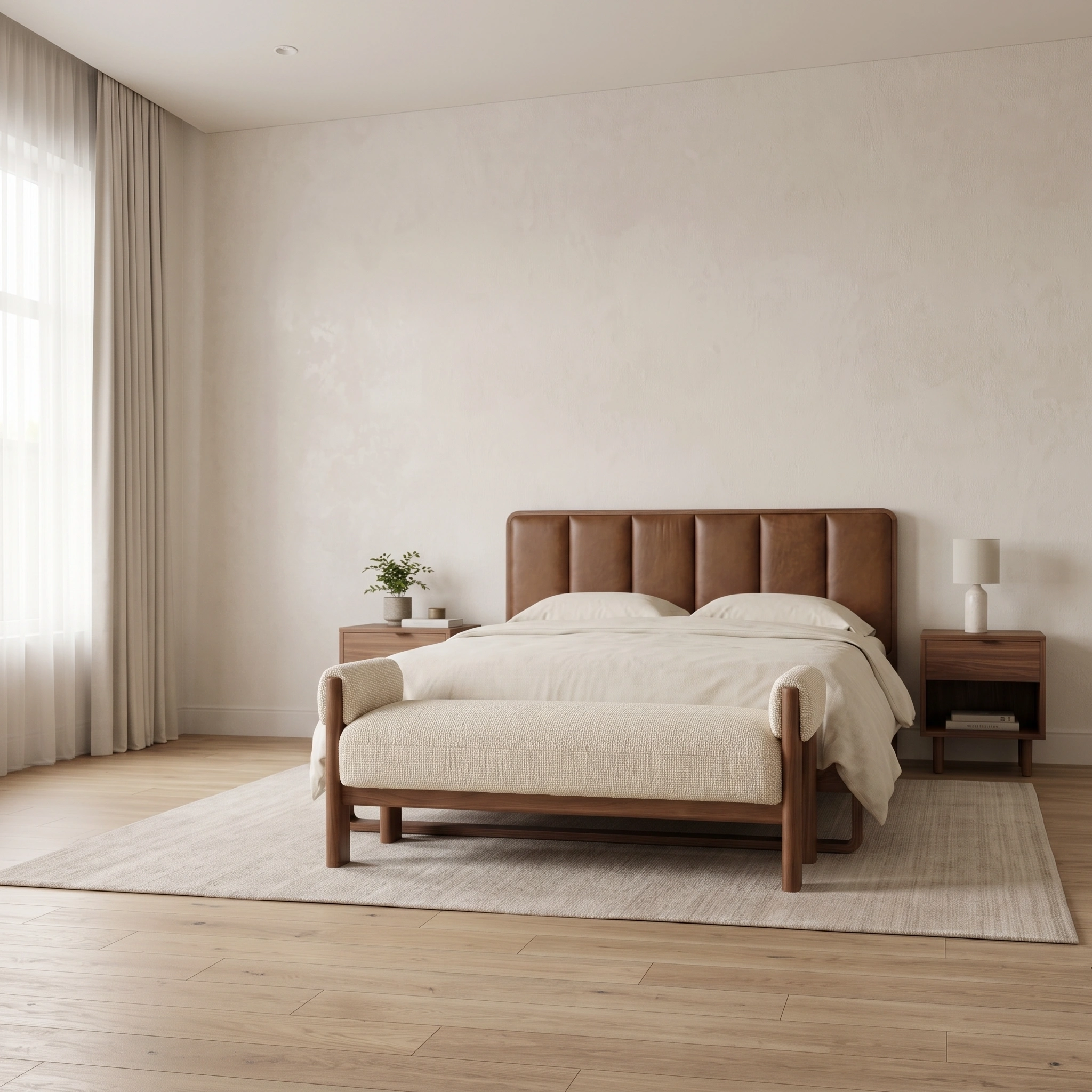 HUDSON BOUCLE BENCH - Image 2