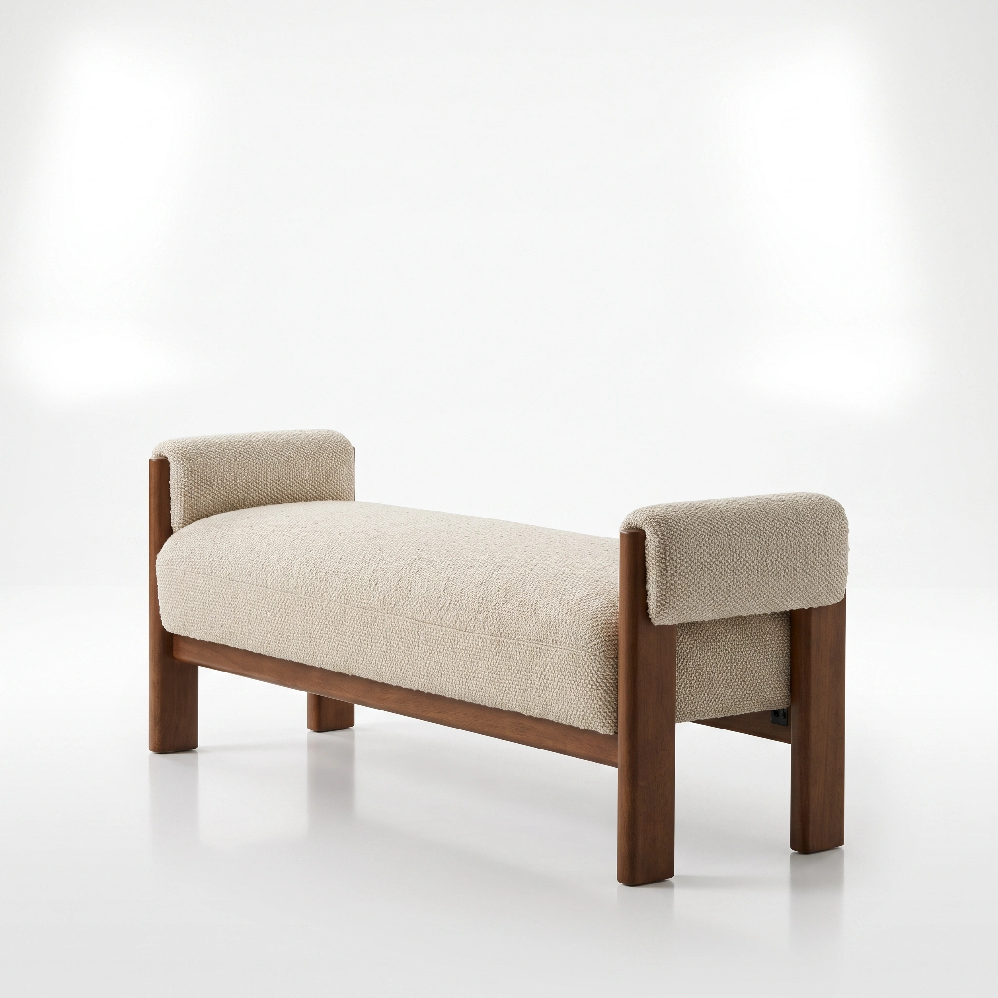 HUDSON BOUCLE BENCH