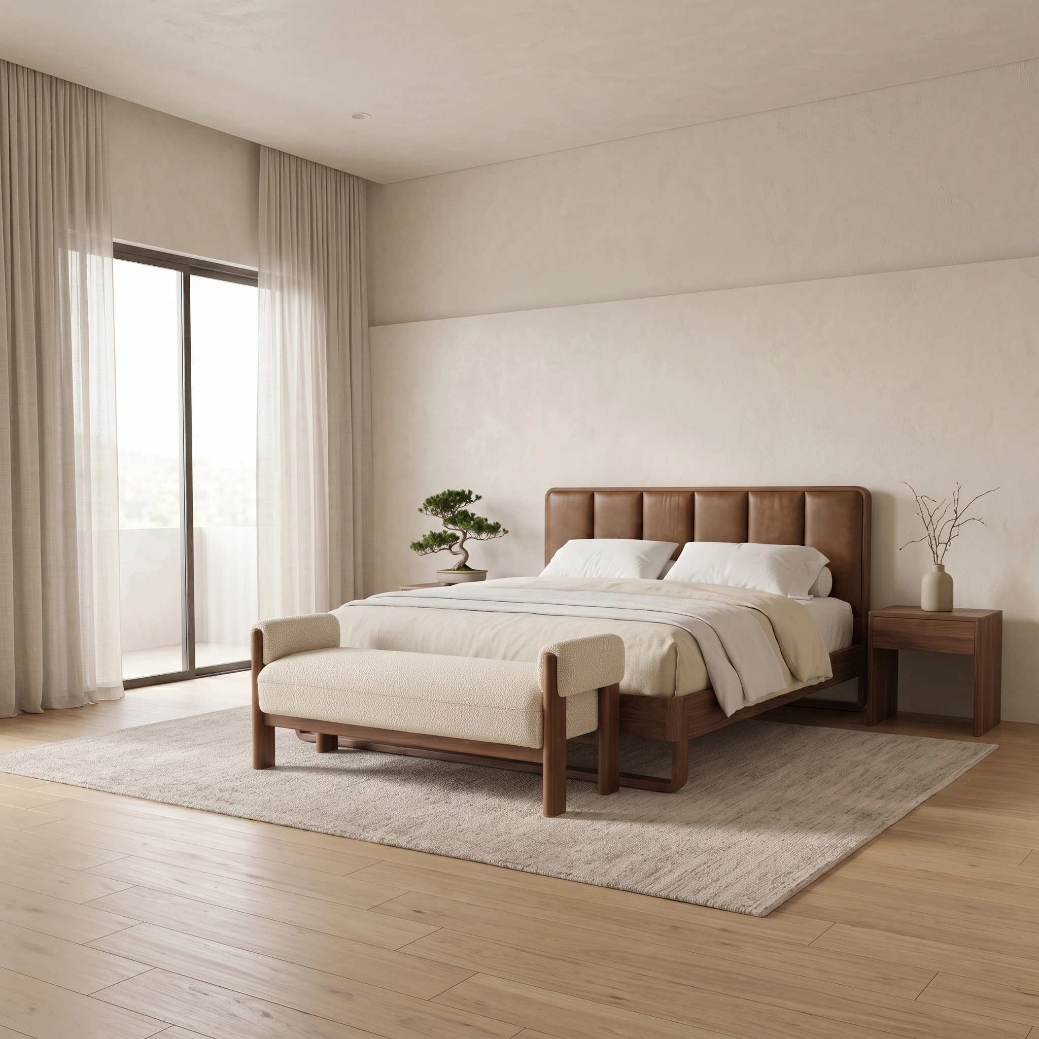 HUDSON BOUCLE BENCH - Image 3