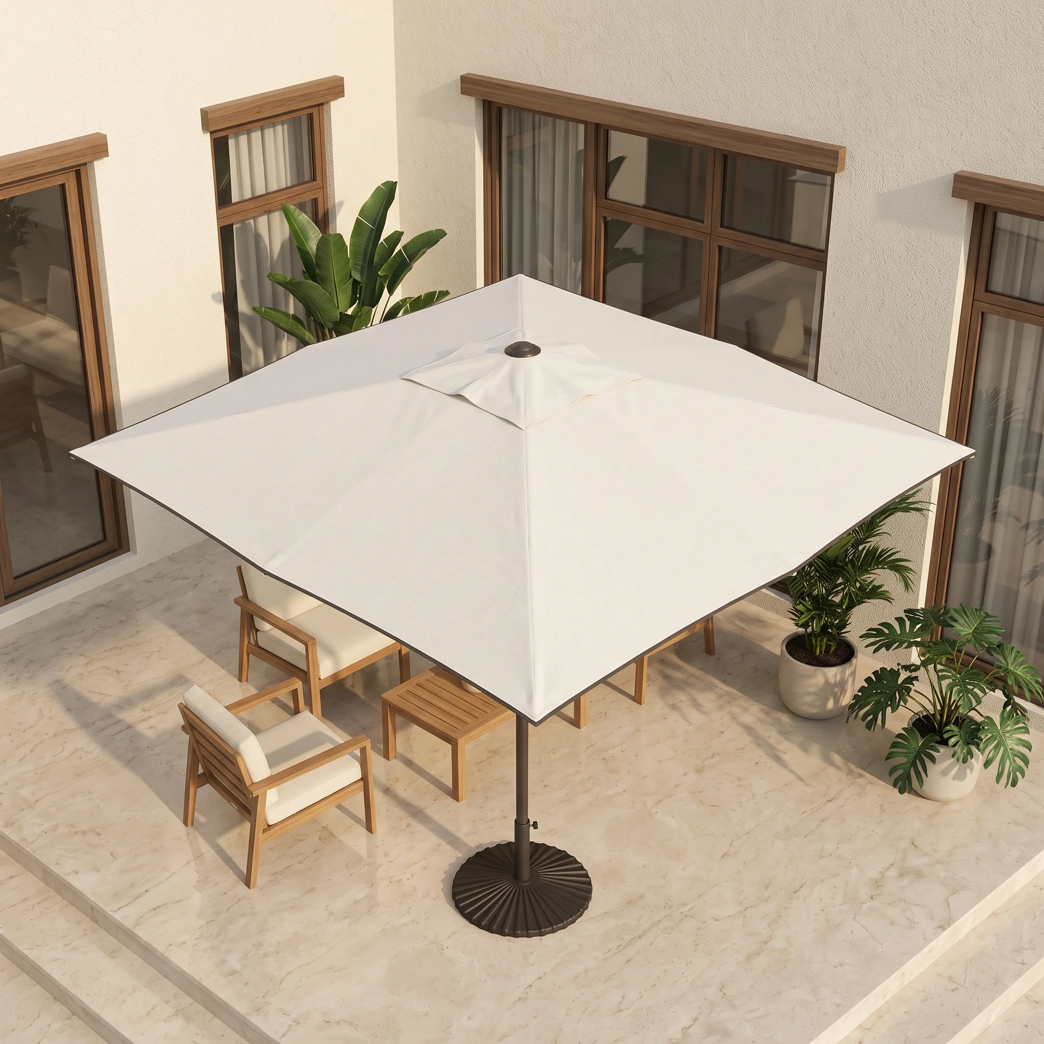 TRESSA HEAVY DUTY PARASOL SQUARE - Image 2