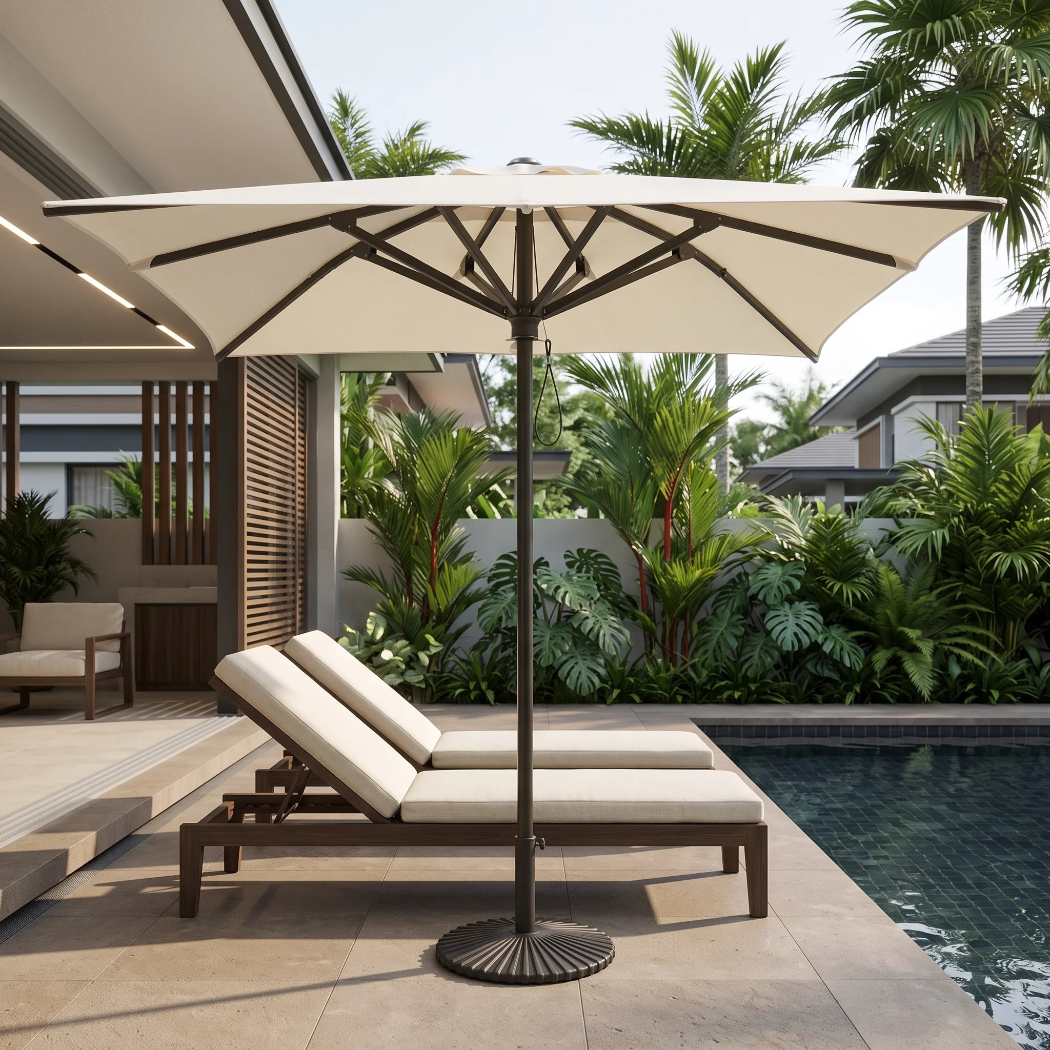 TRESSA HEAVY DUTY PARASOL SQUARE - Image 4