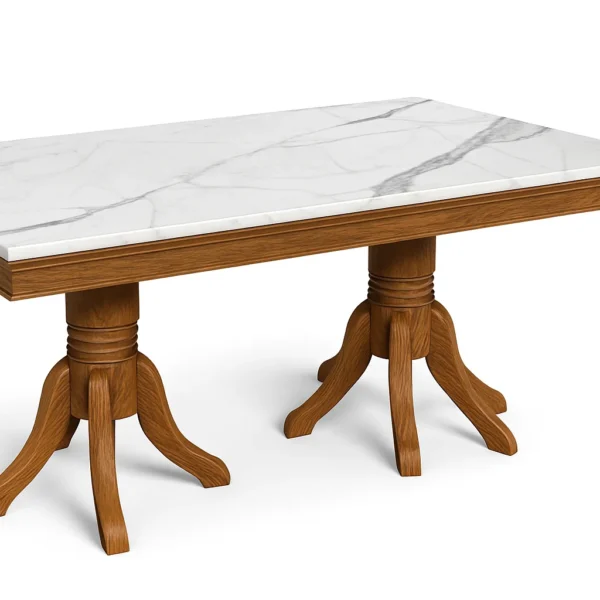 Raffles dining table in solid wood by Urban Maisons