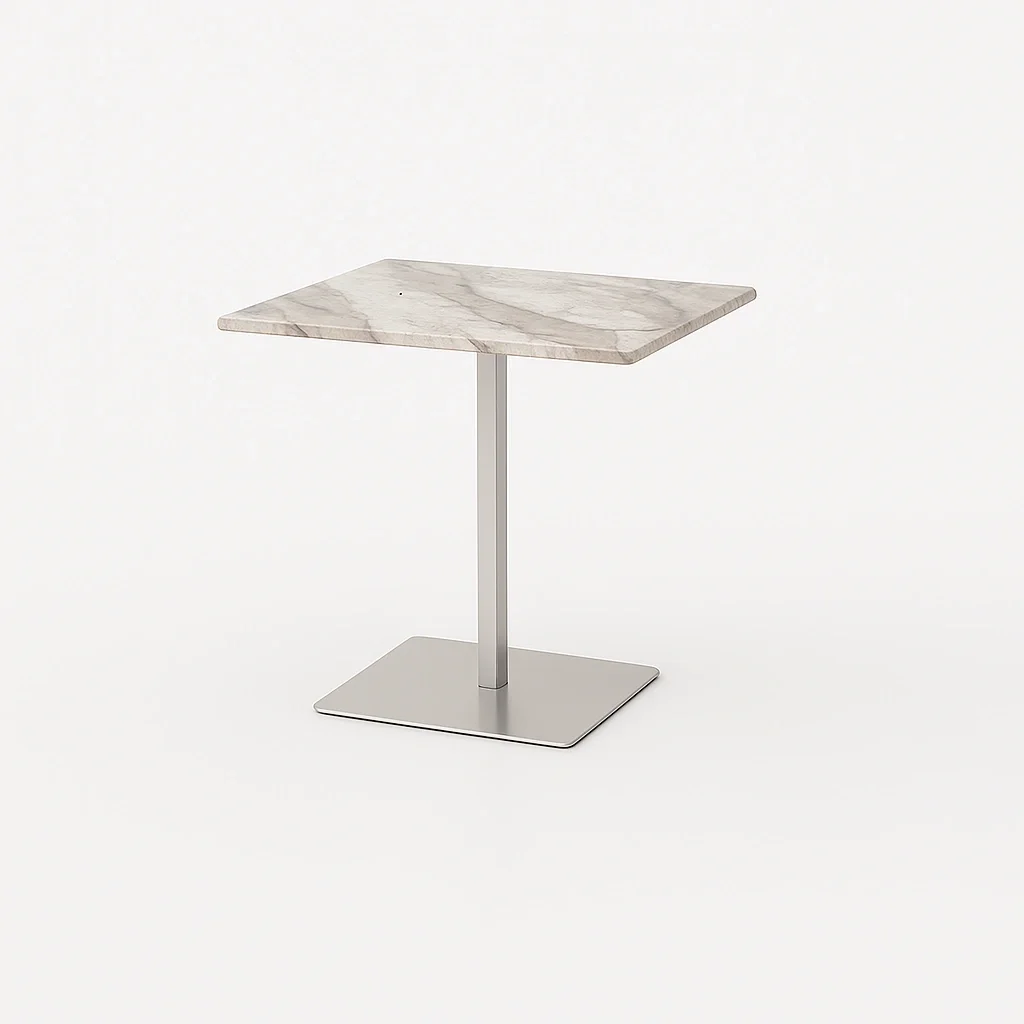 Sinto restaurant dining table in commercial finish by Urban Maisons