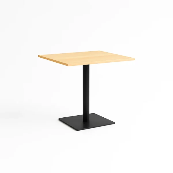 Solid wood dining table with natural timber finish by Urban Maisons