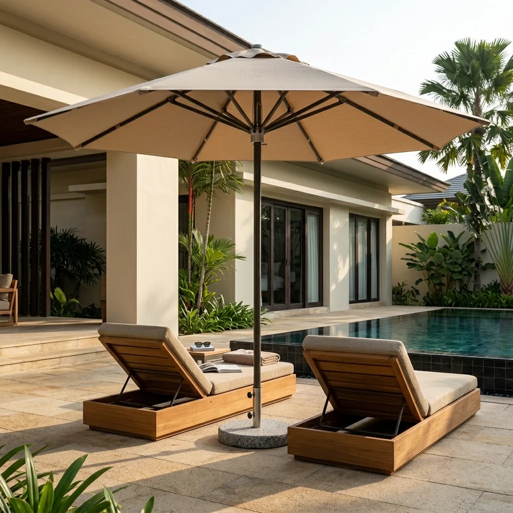 SOLIS ALUMINIUM OCTAGONAL PARASOL - Image 3