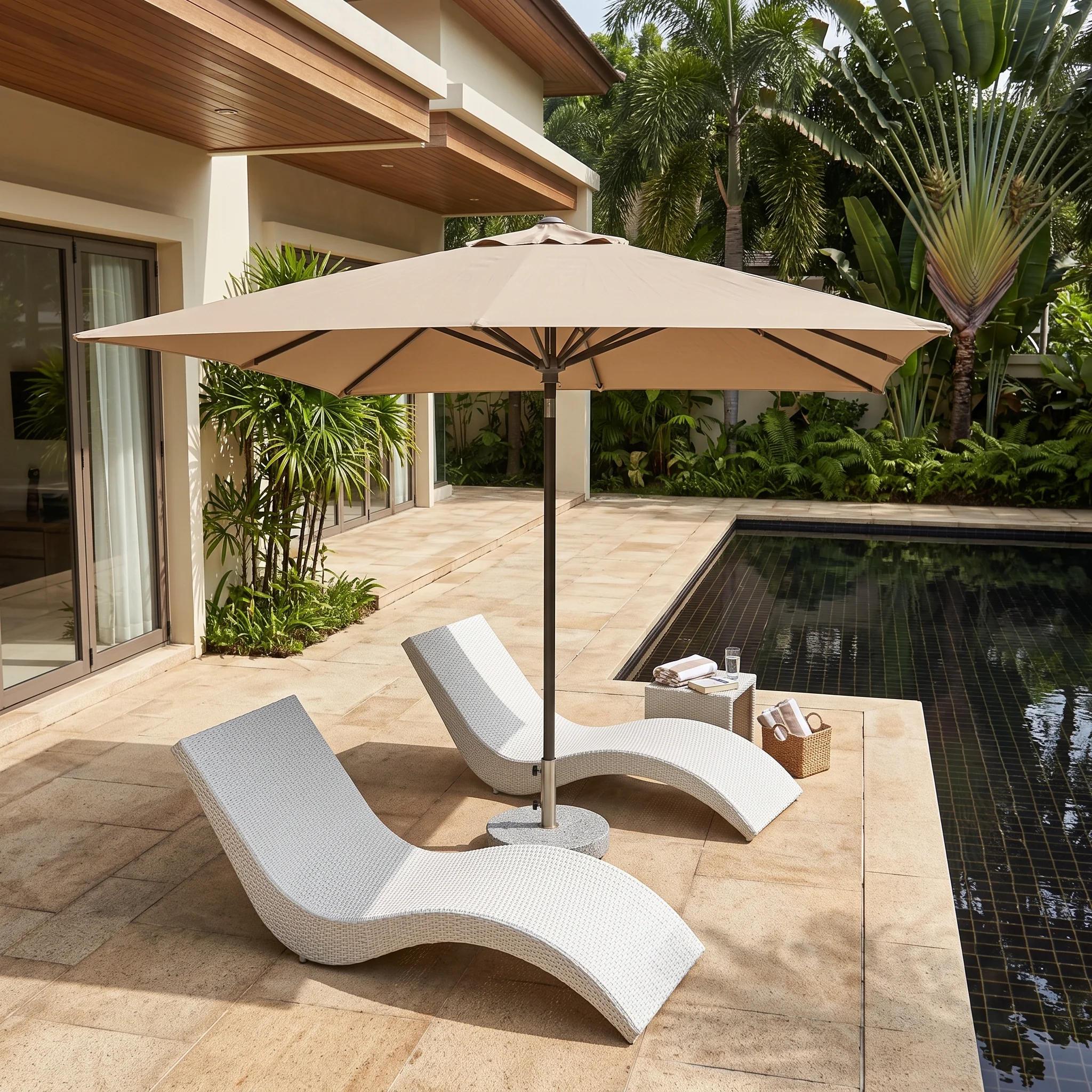 SOLIS ALUMINIUM SQUARE PARASOL - Image 3