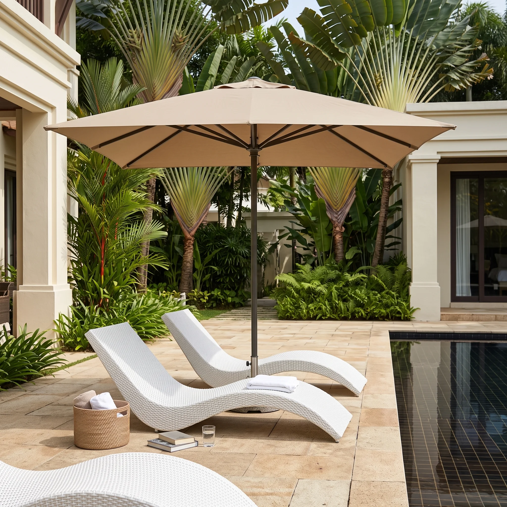 SOLIS ALUMINIUM SQUARE PARASOL - Image 4