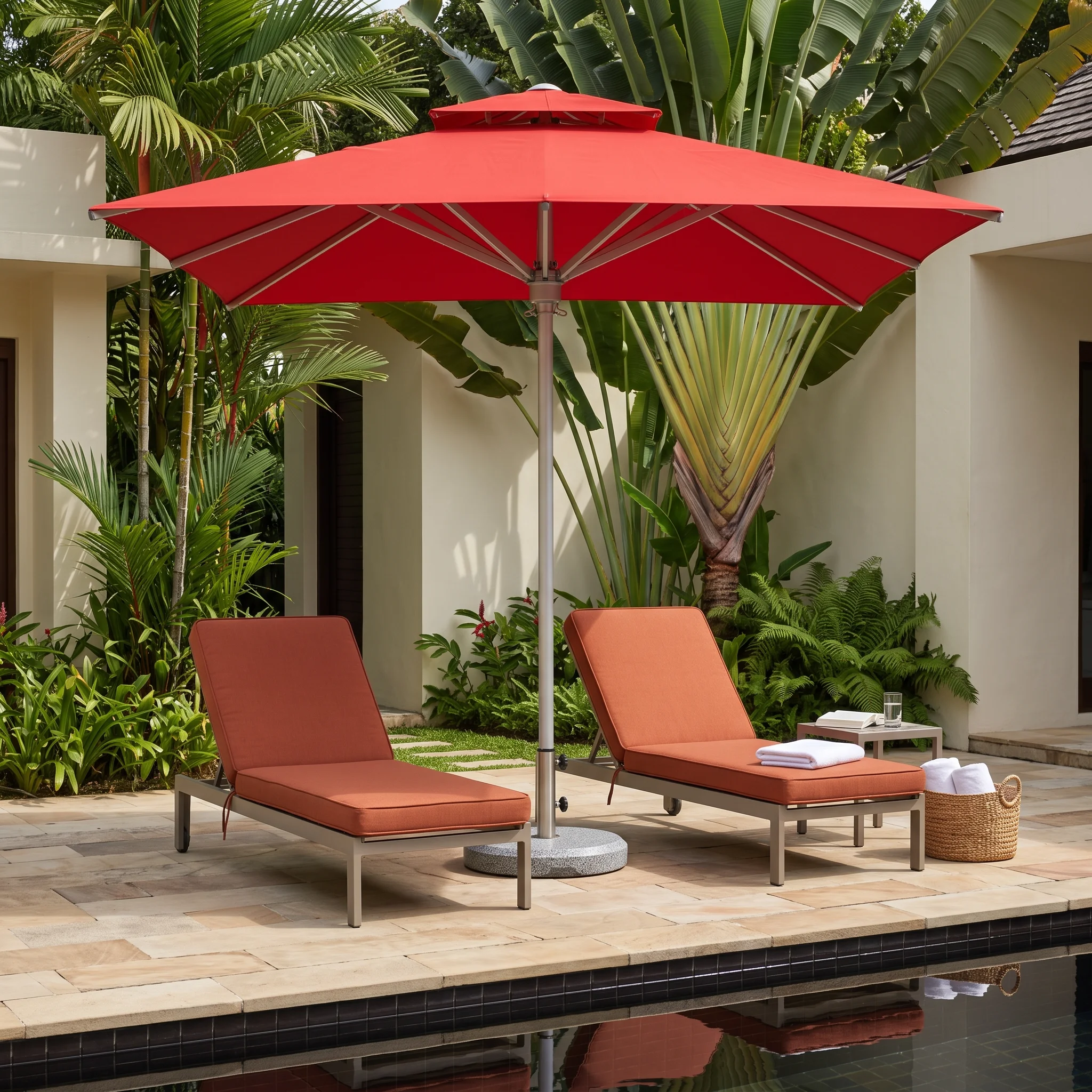 SOLIS HYDRAULIC SQUARE PARASOL - Image 3