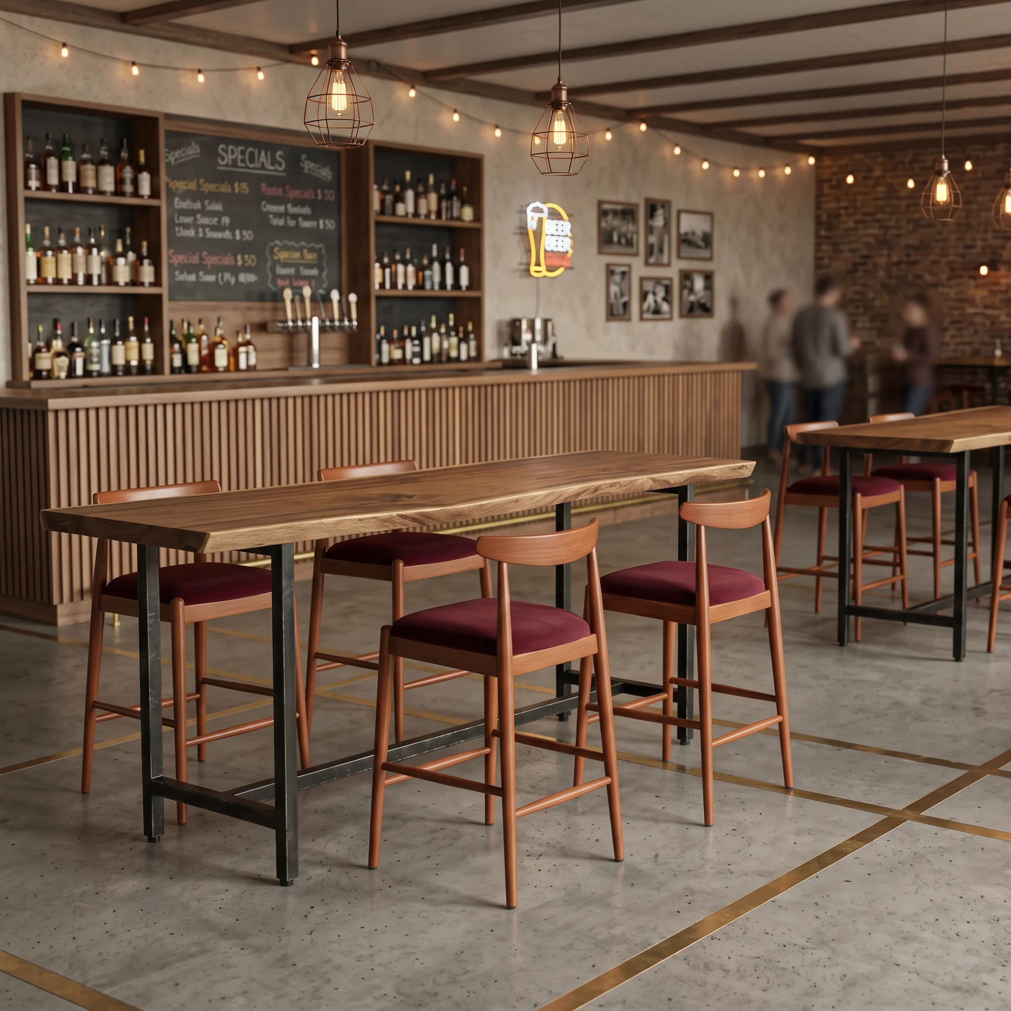 WABI SOLID WOOD BAR TABLE - Image 2