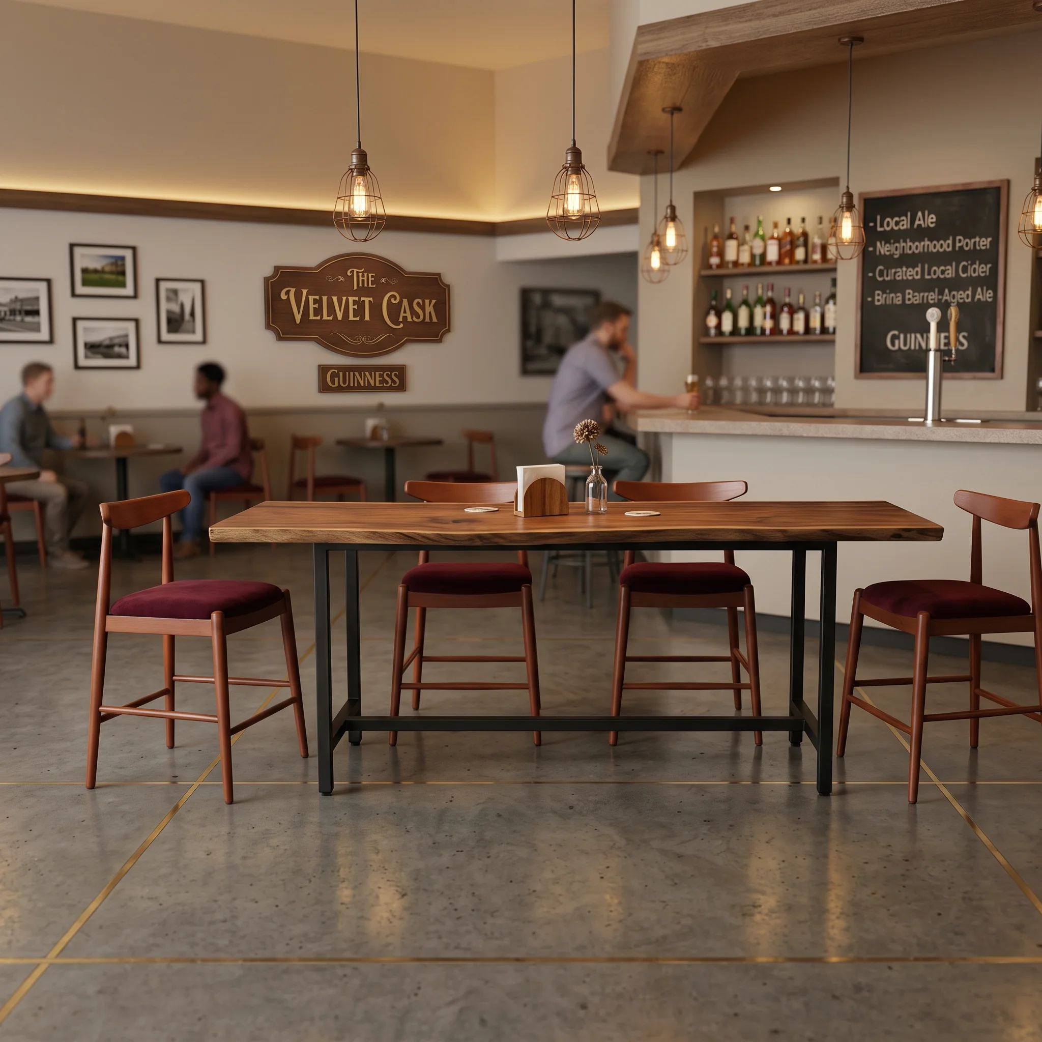 WABI SOLID WOOD BAR TABLE - Image 4